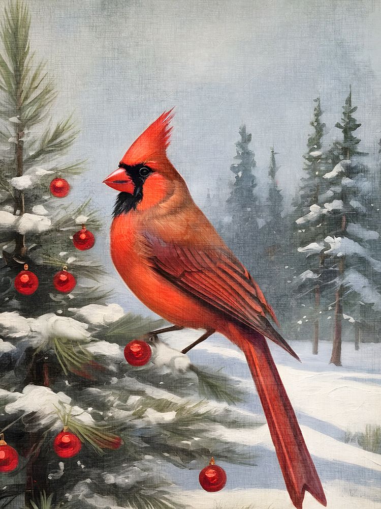 Cardinal Pine art print by Kimberly Allen for $57.95 CAD