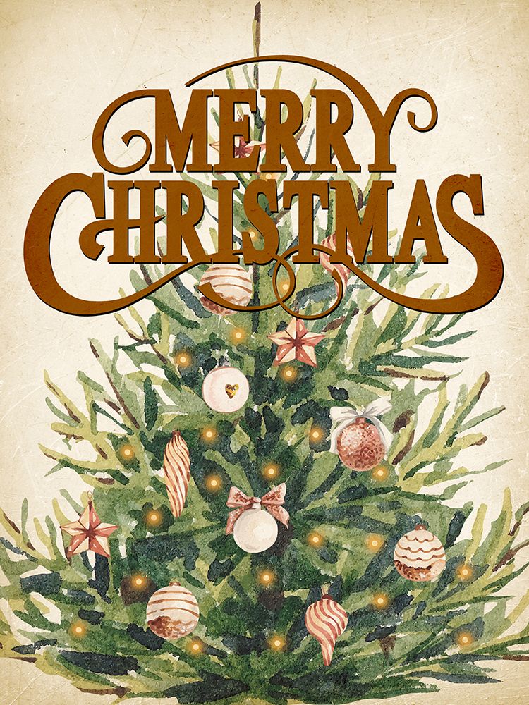 Merry Tree art print by Kimberly Allen for $57.95 CAD