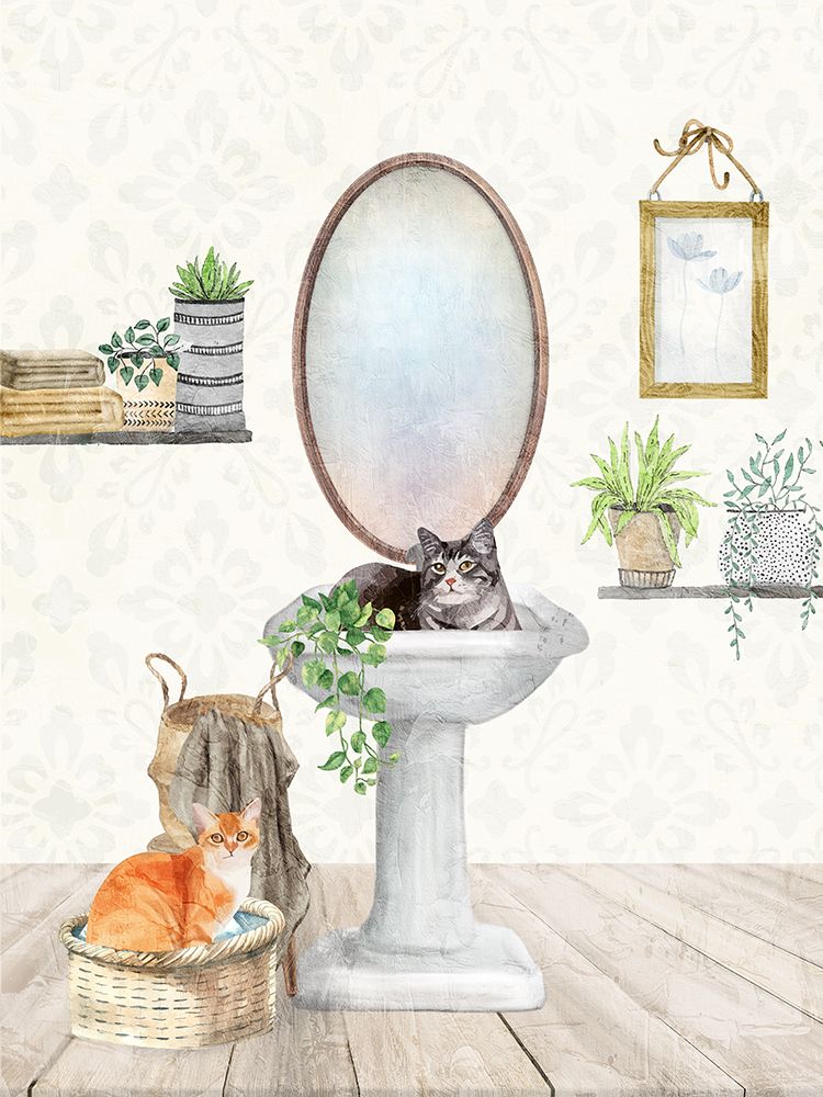 Pet Bath 2 art print by Kimberly Allen for $57.95 CAD