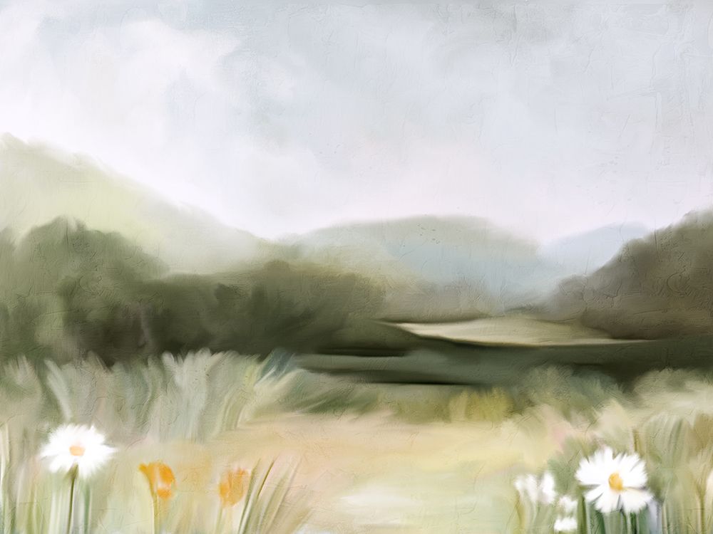 Rolling Green Hills art print by Kimberly Allen for $57.95 CAD