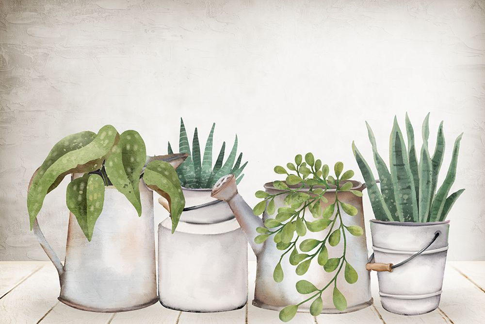 Tin Plants art print by Kimberly Allen for $57.95 CAD