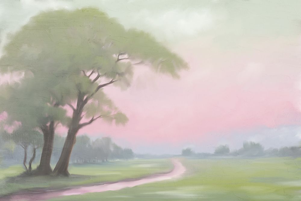 Pink Stream art print by Kimberly Allen for $57.95 CAD