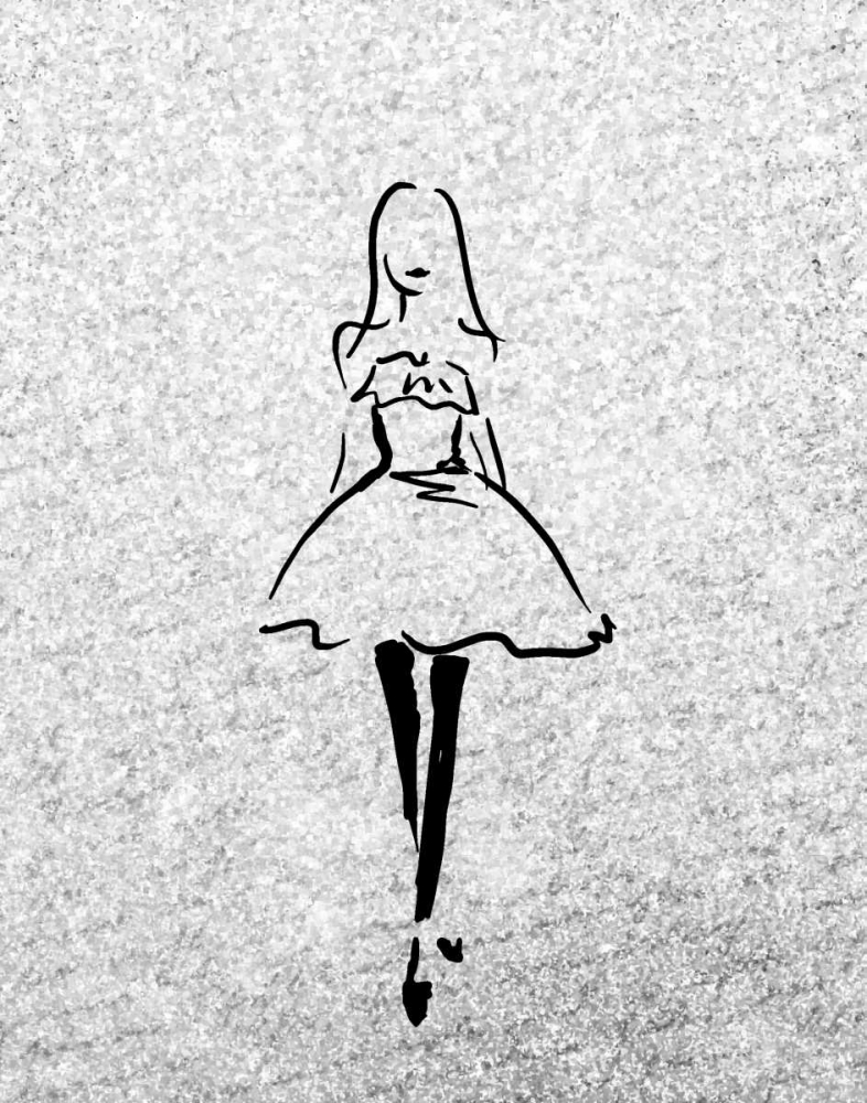 Glitter Fashion 2 art print by Kimberly Allen for $57.95 CAD