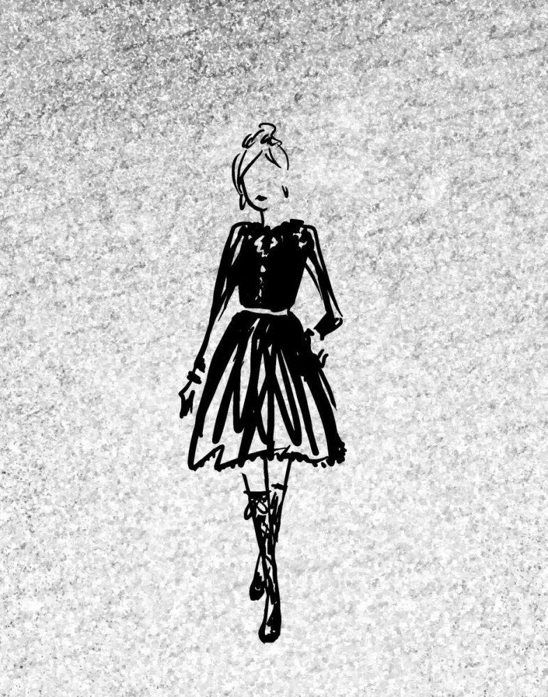 Glitter Fashion 3 art print by Kimberly Allen for $57.95 CAD