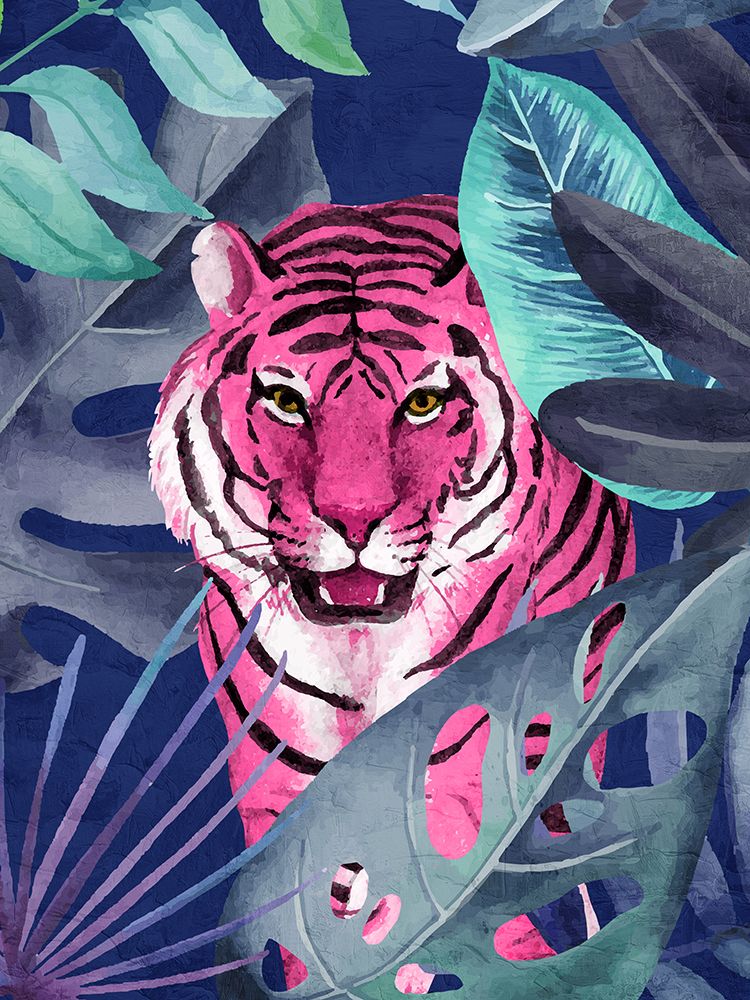 Pink Cats 1 art print by Kimberly Allen for $57.95 CAD
