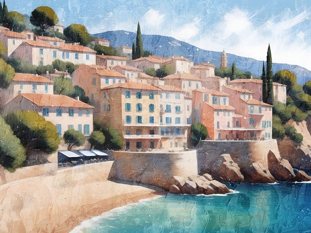 Cote dAzur art print by Kimberly Allen for $57.95 CAD