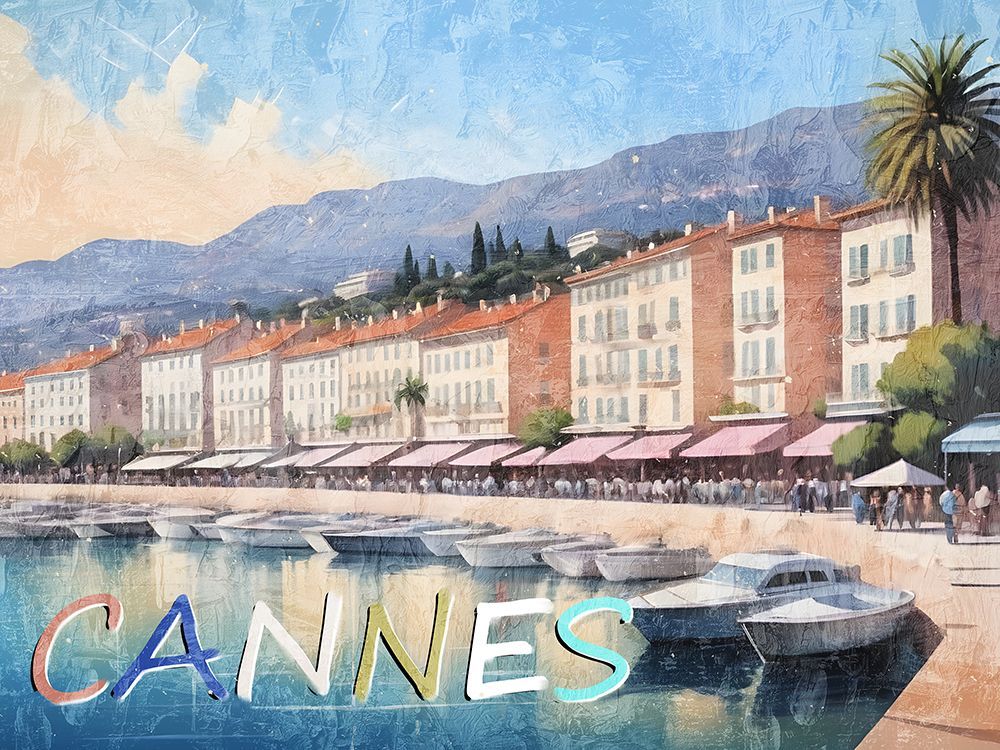 Cannes art print by Kimberly Allen for $57.95 CAD