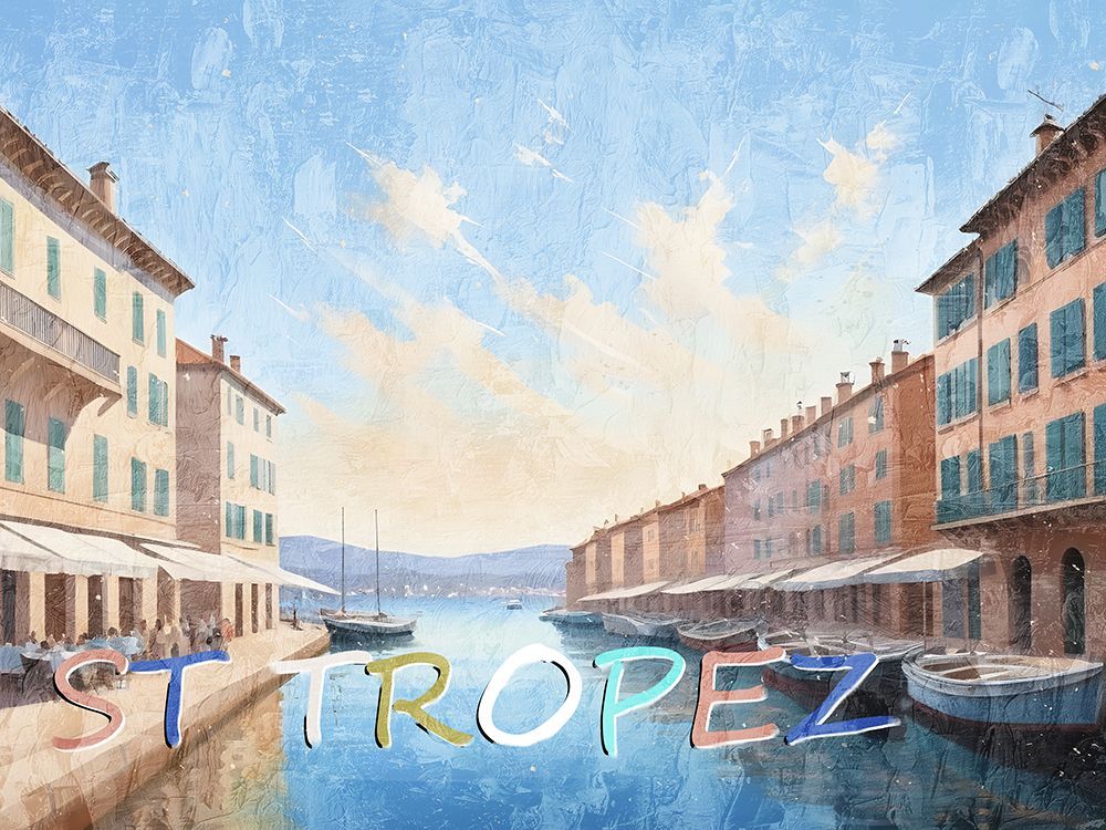 St Tropez art print by Kimberly Allen for $57.95 CAD