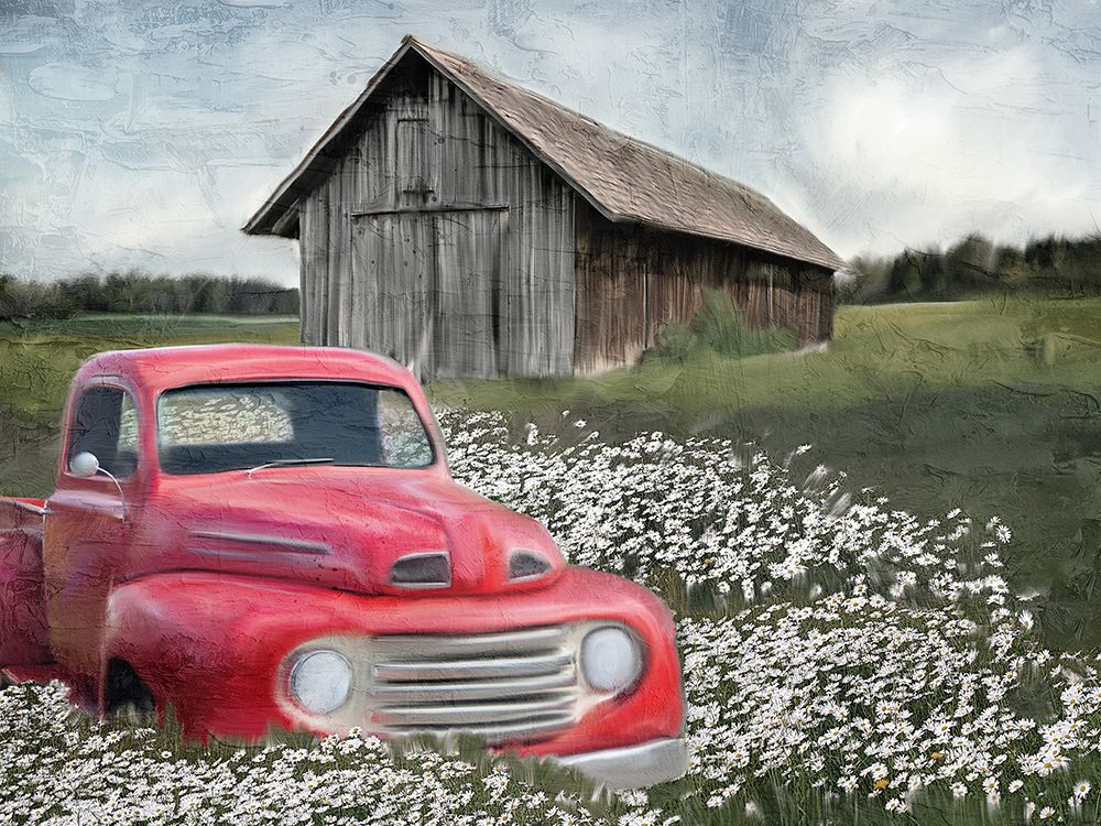 Old Red art print by Kimberly Allen for $57.95 CAD