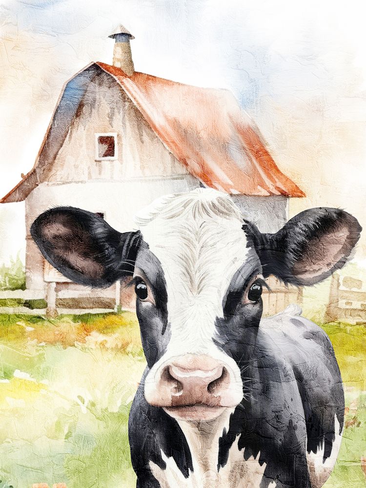Cow Littles 1 art print by Kimberly Allen for $57.95 CAD