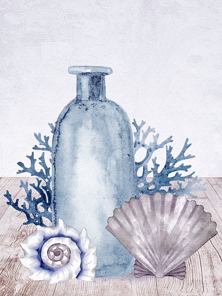 Sea Glass Shells 1 art print by Kimberly Allen for $57.95 CAD