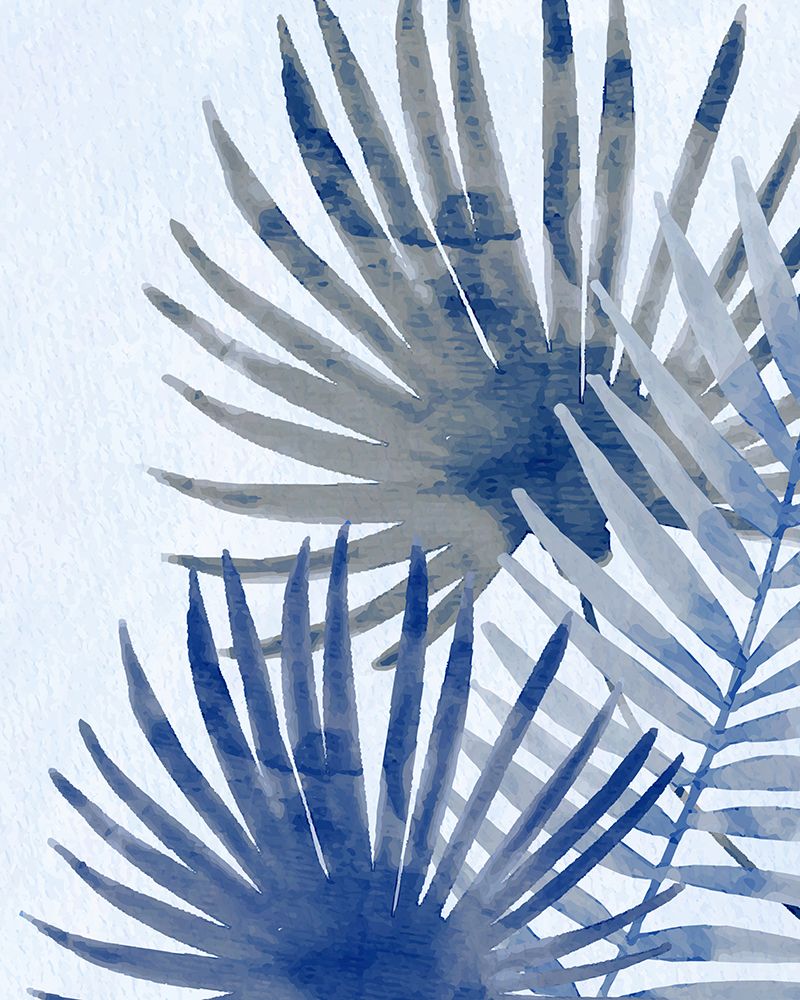 Blue Tropical 1 art print by Kimberly Allen for $57.95 CAD