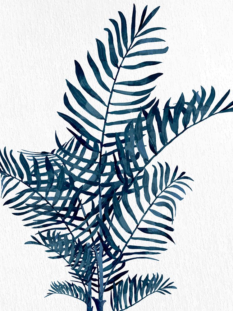 Natural Blue Palms 1 art print by Kimberly Allen for $57.95 CAD