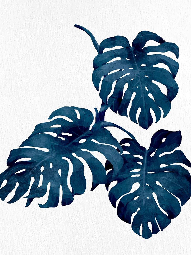 Natural Blue Palms 2 art print by Kimberly Allen for $57.95 CAD