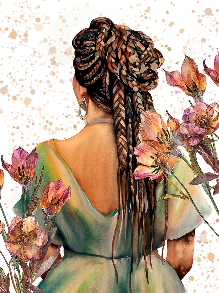 Pressed Portrait Floral 1 art print by Kimberly Allen for $57.95 CAD