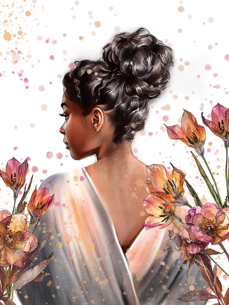 Pressed Portrait Floral 2 art print by Kimberly Allen for $57.95 CAD