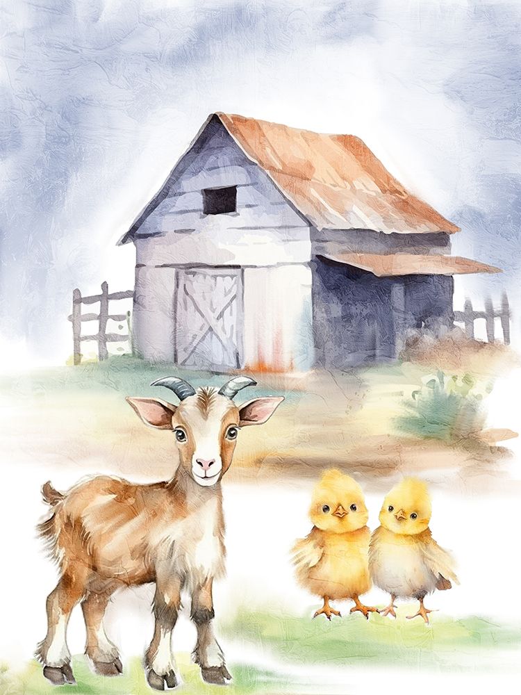 Farmyard Talk 2 art print by Kimberly Allen for $57.95 CAD