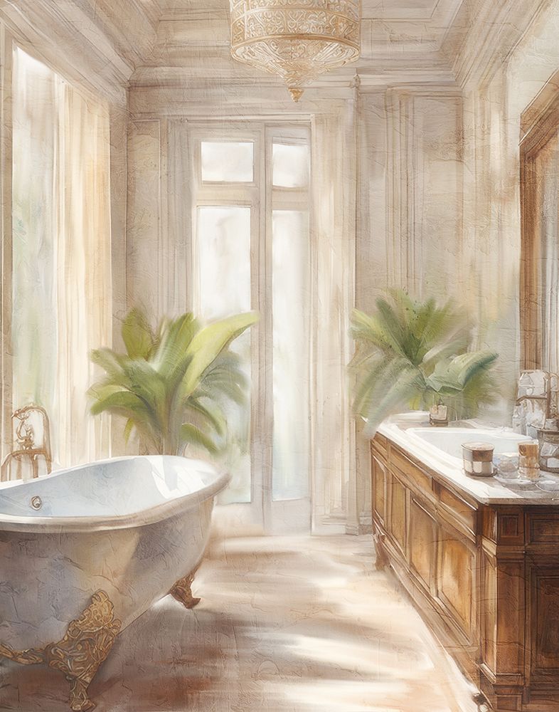 Serenity Bath art print by Kimberly Allen for $57.95 CAD