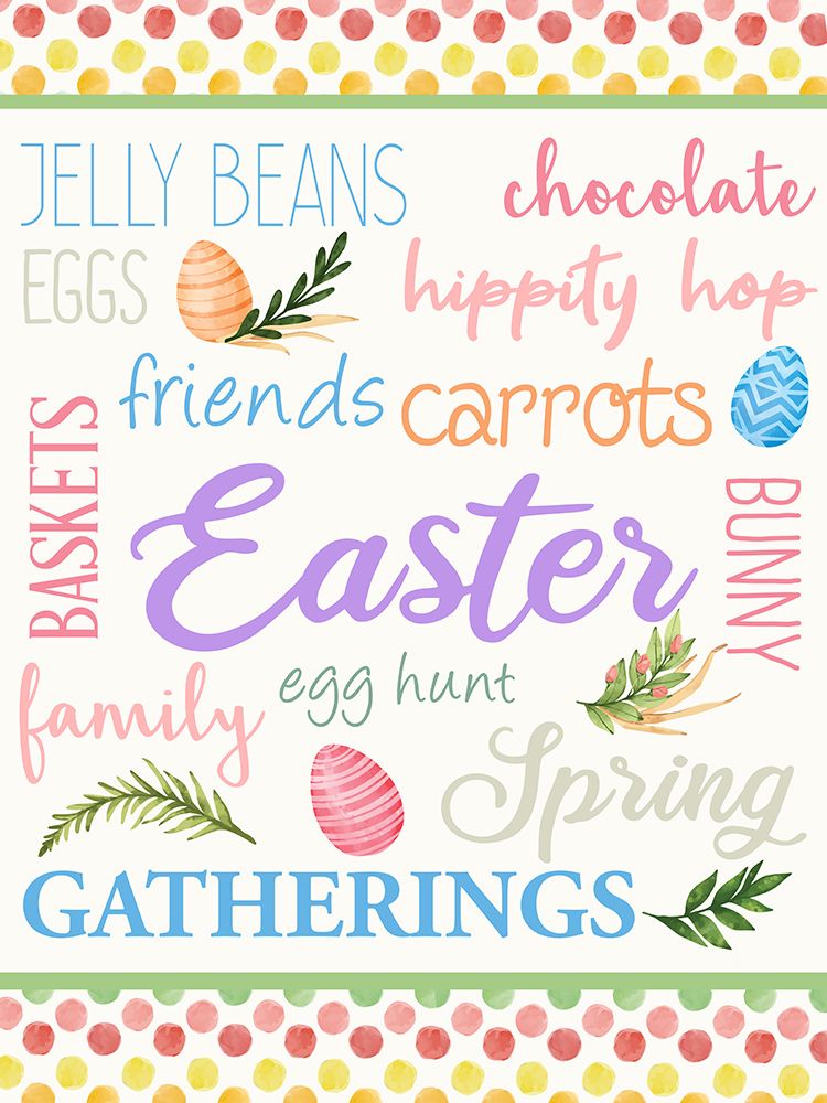 Jelly Bean Easter art print by Kimberly Allen for $57.95 CAD