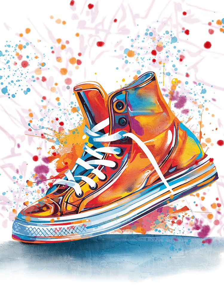 Laces And Splatter art print by Kimberly Allen for $57.95 CAD