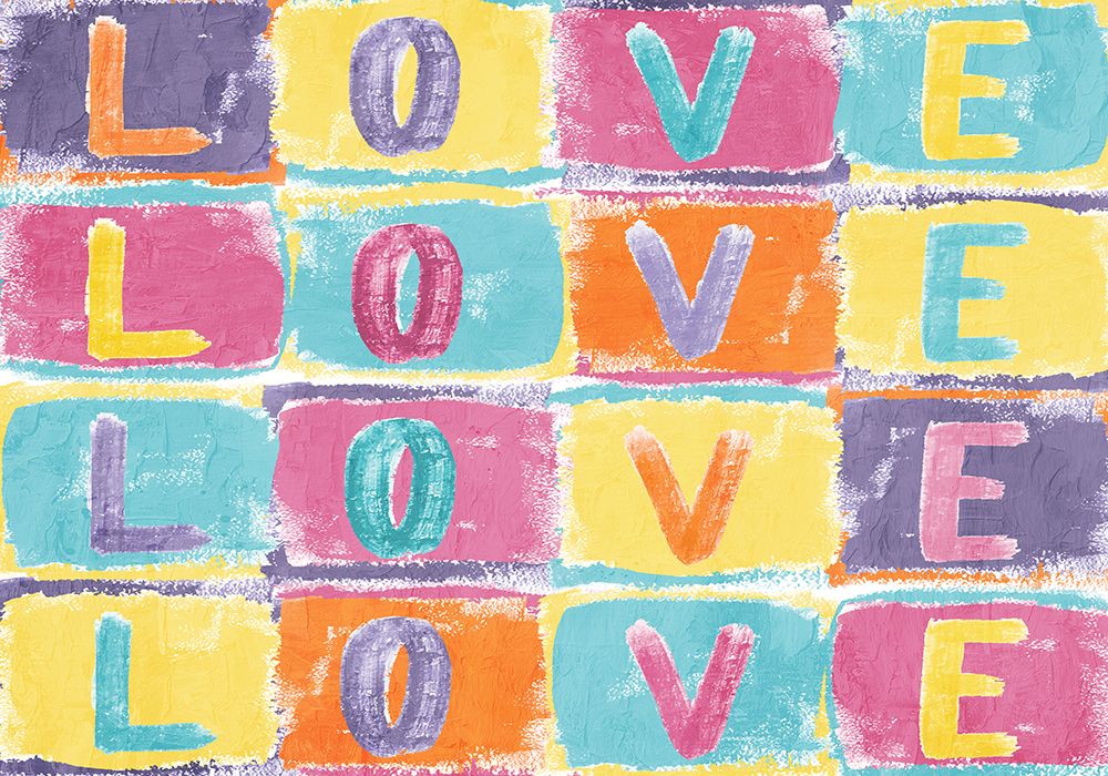 Painted Love 2 art print by Kimberly Allen for $57.95 CAD
