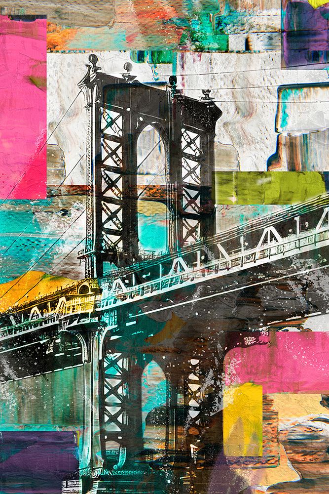 Brooklyn Bridge Paint art print by Kimberly Allen for $57.95 CAD