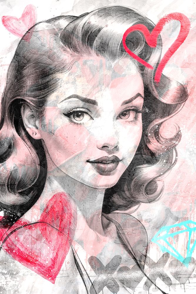 Love 2 art print by Kimberly Allen for $57.95 CAD