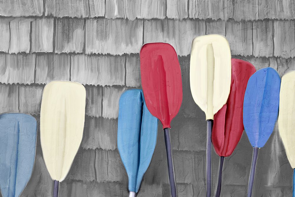 USA Paddles art print by Kimberly Allen for $57.95 CAD