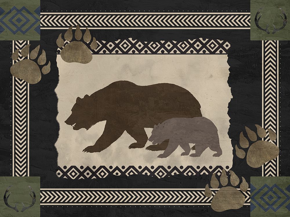 Bear Print art print by Kimberly Allen for $57.95 CAD