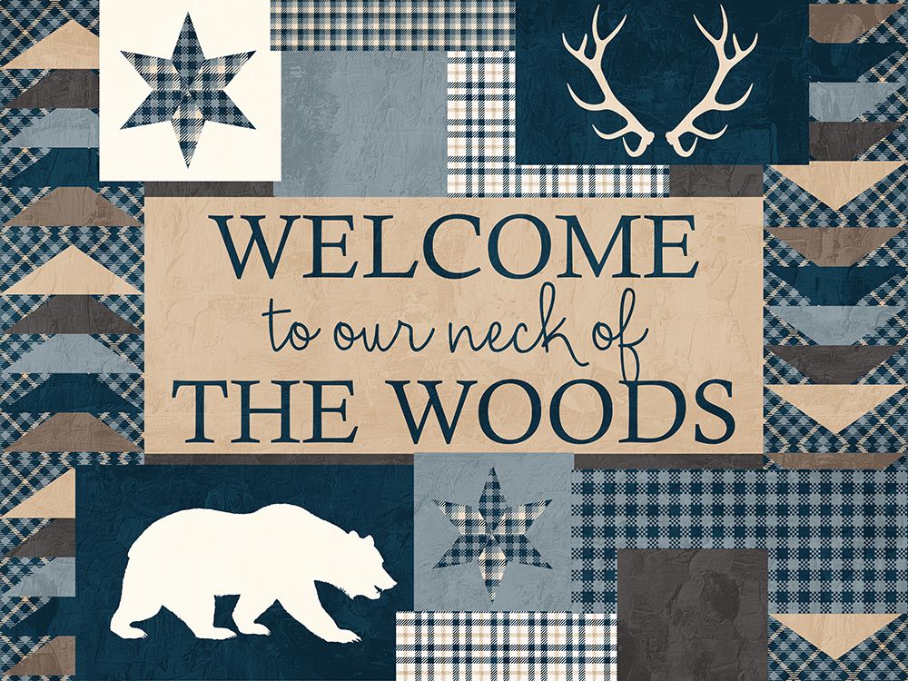 Welcome To Our Neck Of The Woods art print by Kimberly Allen for $57.95 CAD
