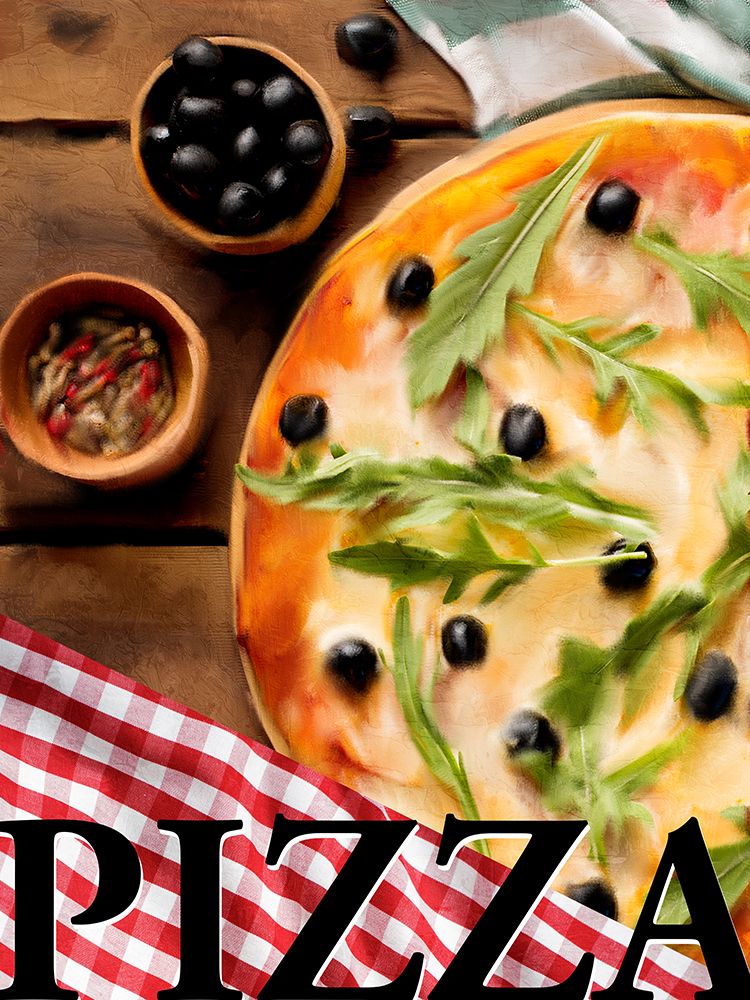 Pizza 1 art print by Kimberly Allen for $57.95 CAD