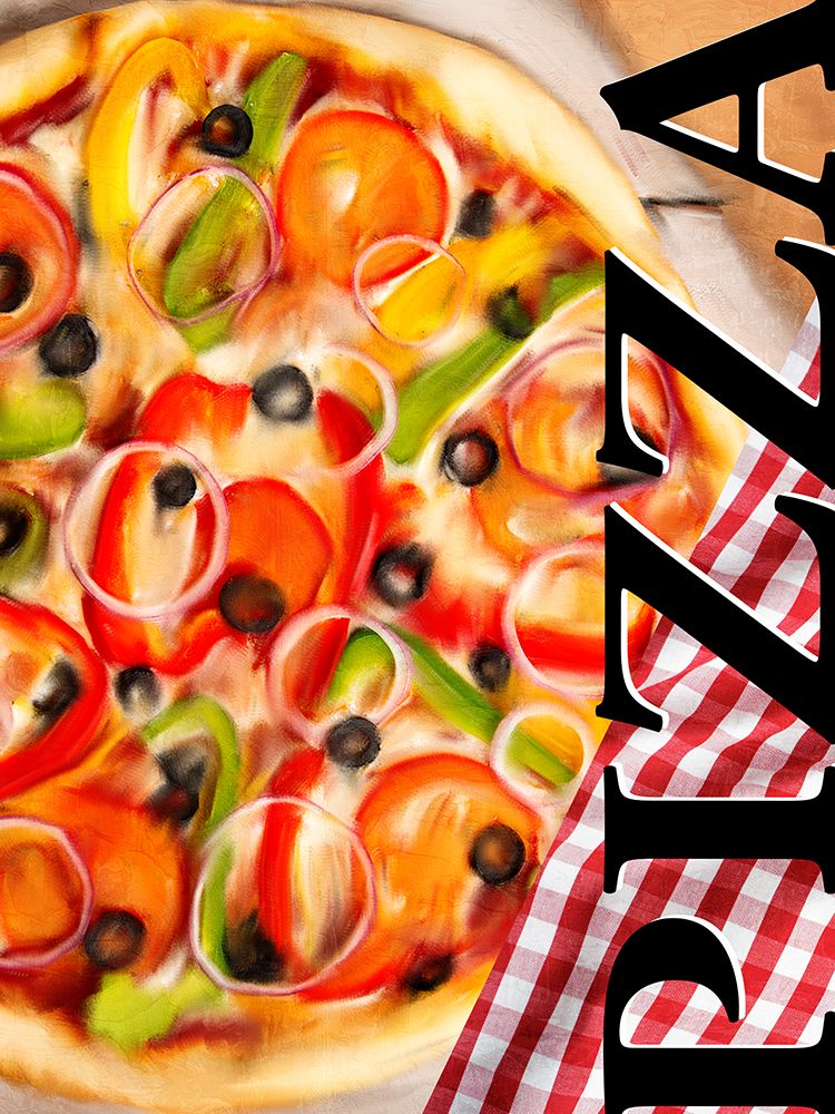 Pizza 2 art print by Kimberly Allen for $57.95 CAD