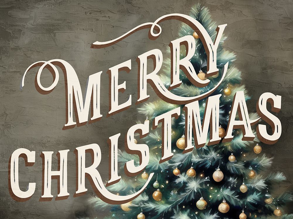 Merry Christmas art print by Kimberly Allen for $57.95 CAD