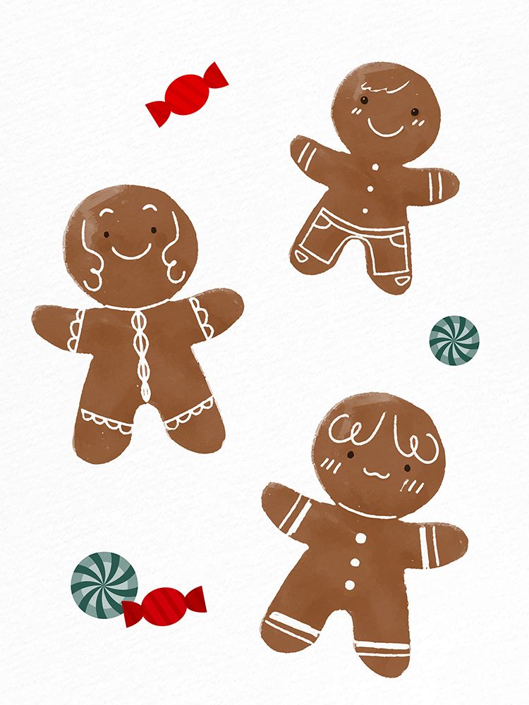 Gingerbread art print by Kimberly Allen for $57.95 CAD