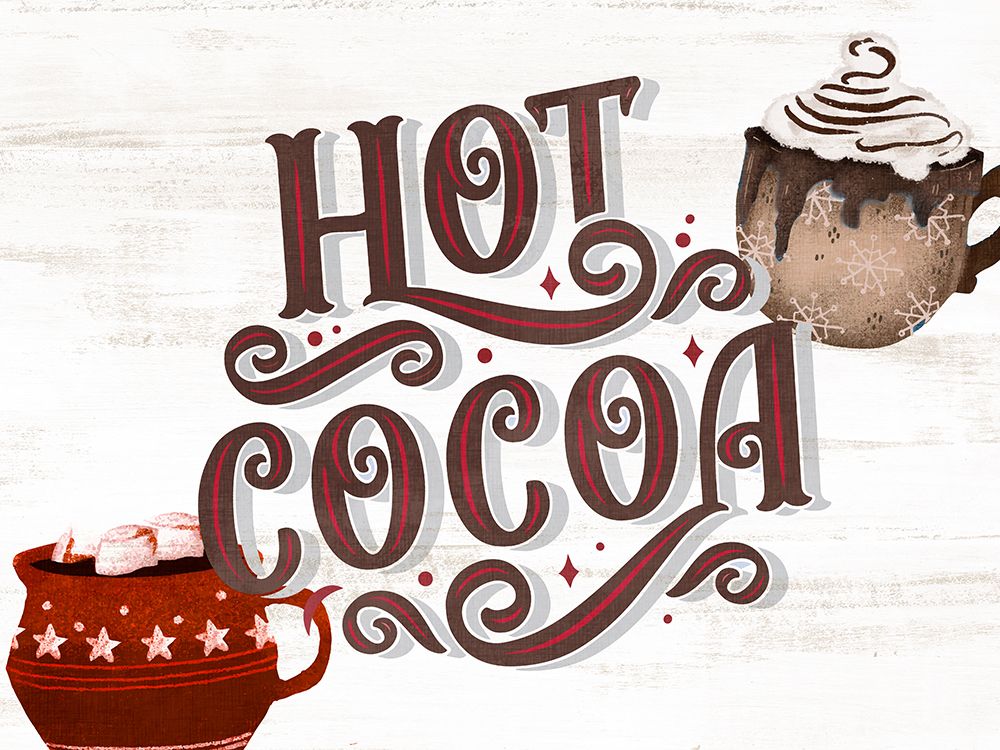 Hot Cocoa art print by Kimberly Allen for $57.95 CAD