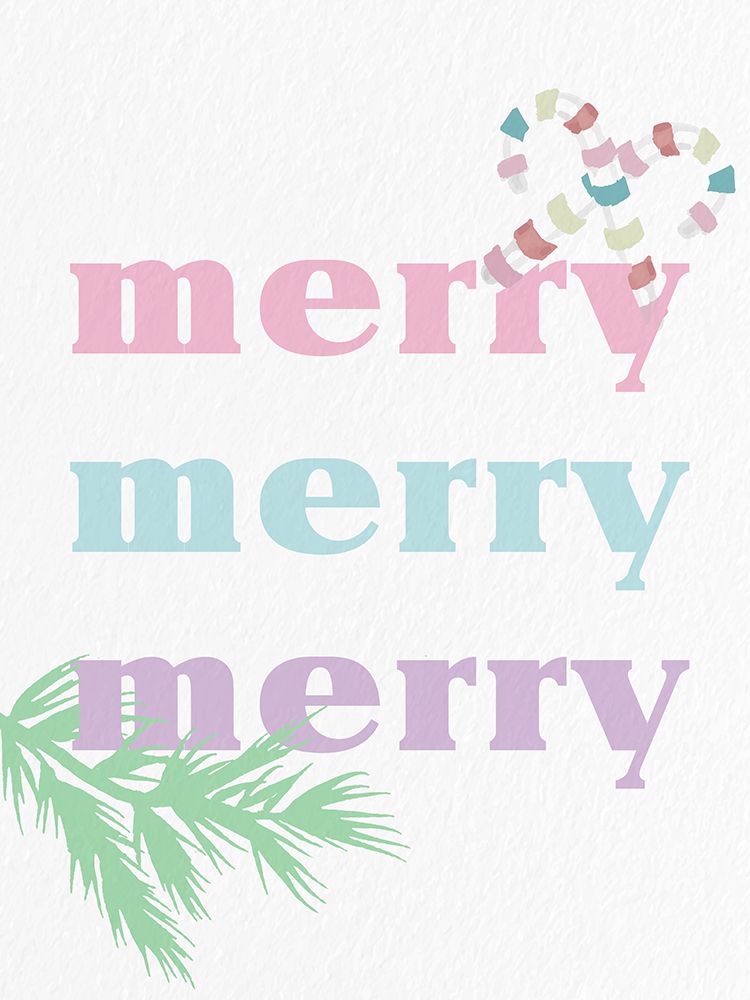 Merry Canes art print by Kimberly Allen for $57.95 CAD