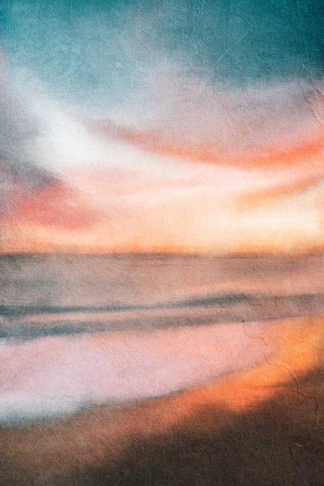 Sunset at the Beach art print by Kimberly Allen for $57.95 CAD