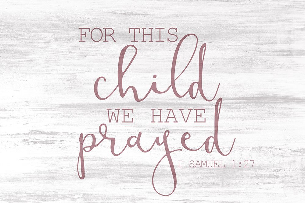 For This Child  Neutral Pink art print by Kimberly Allen for $57.95 CAD
