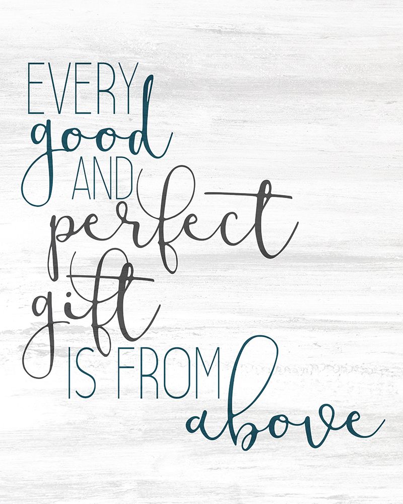 Perfect Gift  Neutral Blue art print by Kimberly Allen for $57.95 CAD