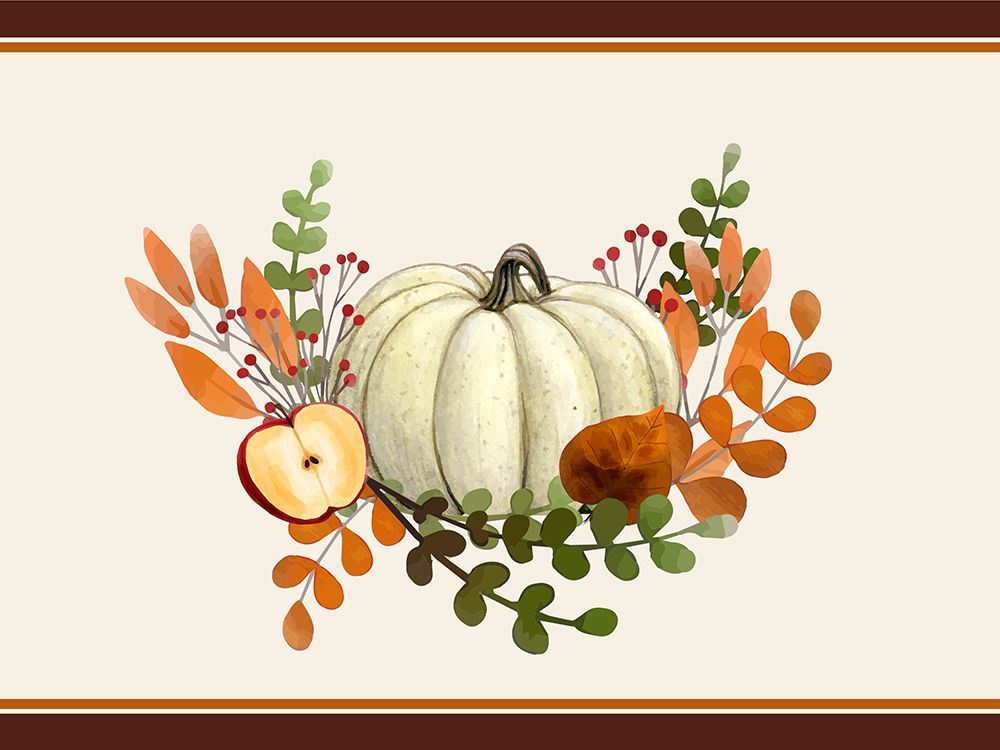 Apples And Leaves 4 art print by Kimberly Allen for $57.95 CAD