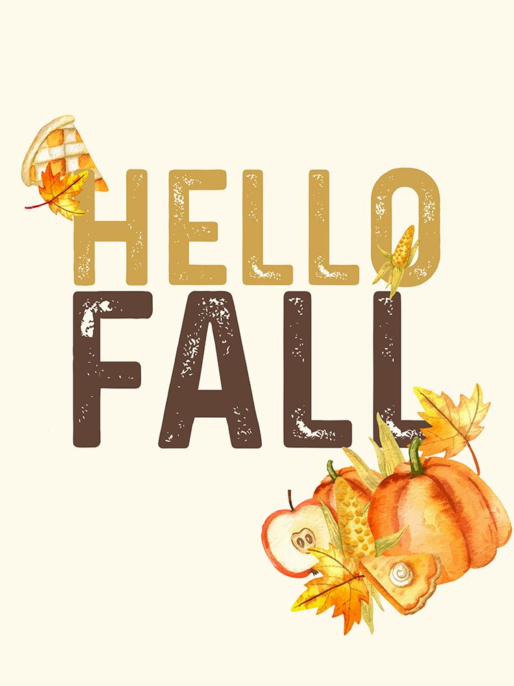 Pumpkins And Pie 3 art print by Kimberly Allen for $57.95 CAD