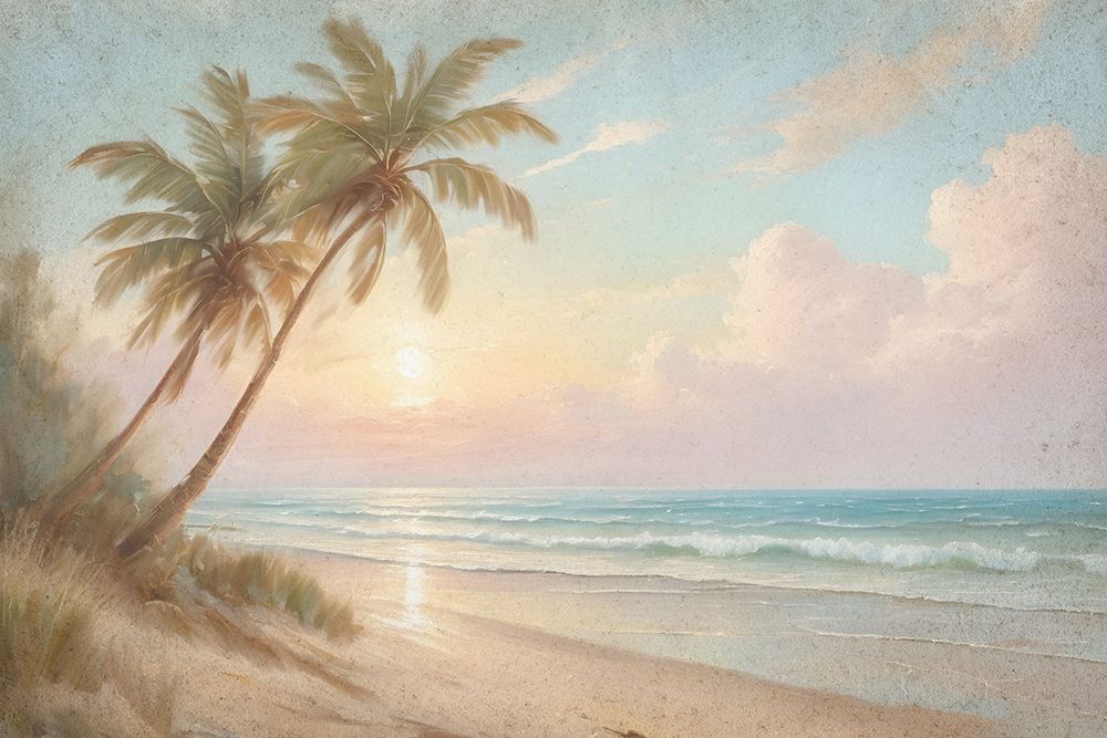 Sunset View Palms art print by Kimberly Allen for $57.95 CAD