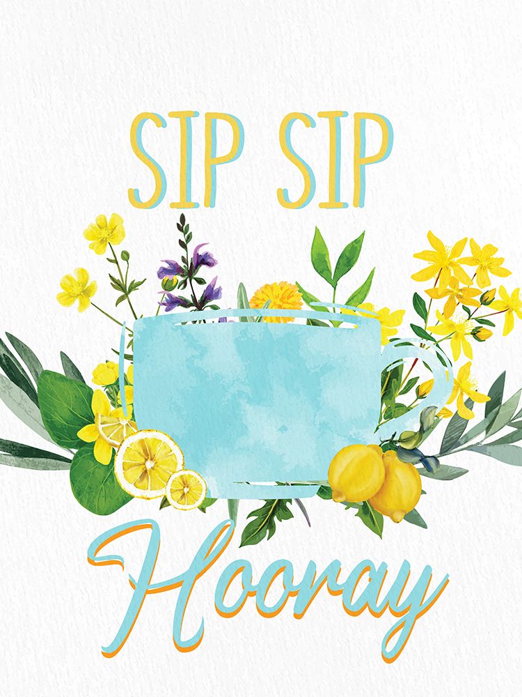 Sip Sip art print by Kimberly Allen for $57.95 CAD