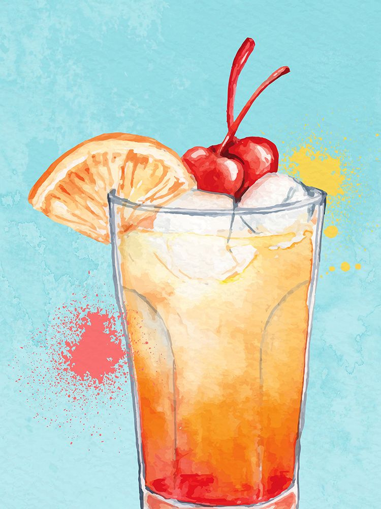 Colorful Cocktail 3 art print by Kimberly Allen for $57.95 CAD