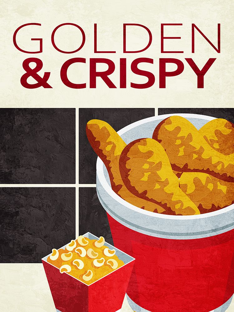 Golden And Crispy art print by Kimberly Allen for $57.95 CAD