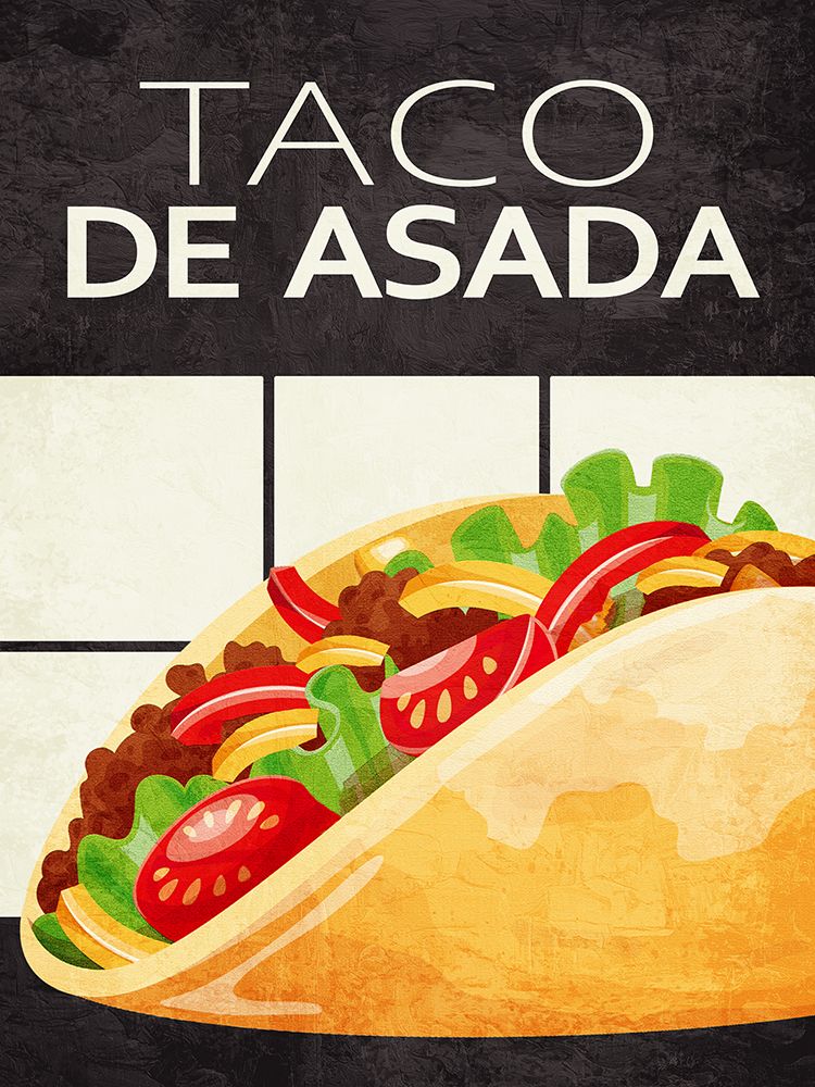 Taco De Asada art print by Kimberly Allen for $57.95 CAD