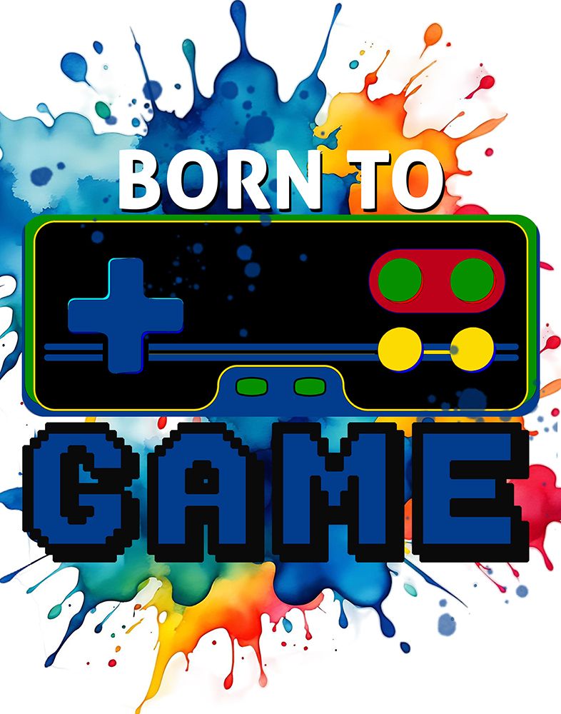 Gamer Zone Splash 2 V2 art print by Kimberly Allen for $57.95 CAD