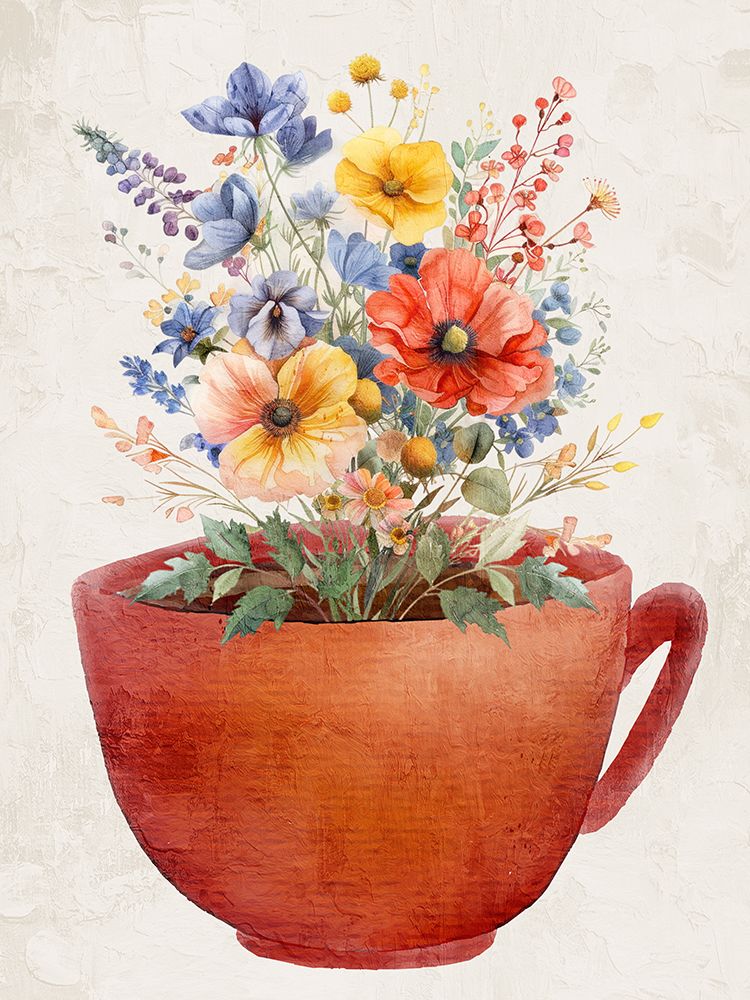 Wildflower Coffee 1 art print by Kimberly Allen for $57.95 CAD