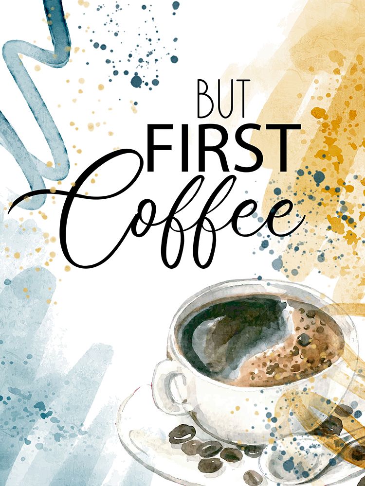 With Coffee 2 art print by Kimberly Allen for $57.95 CAD