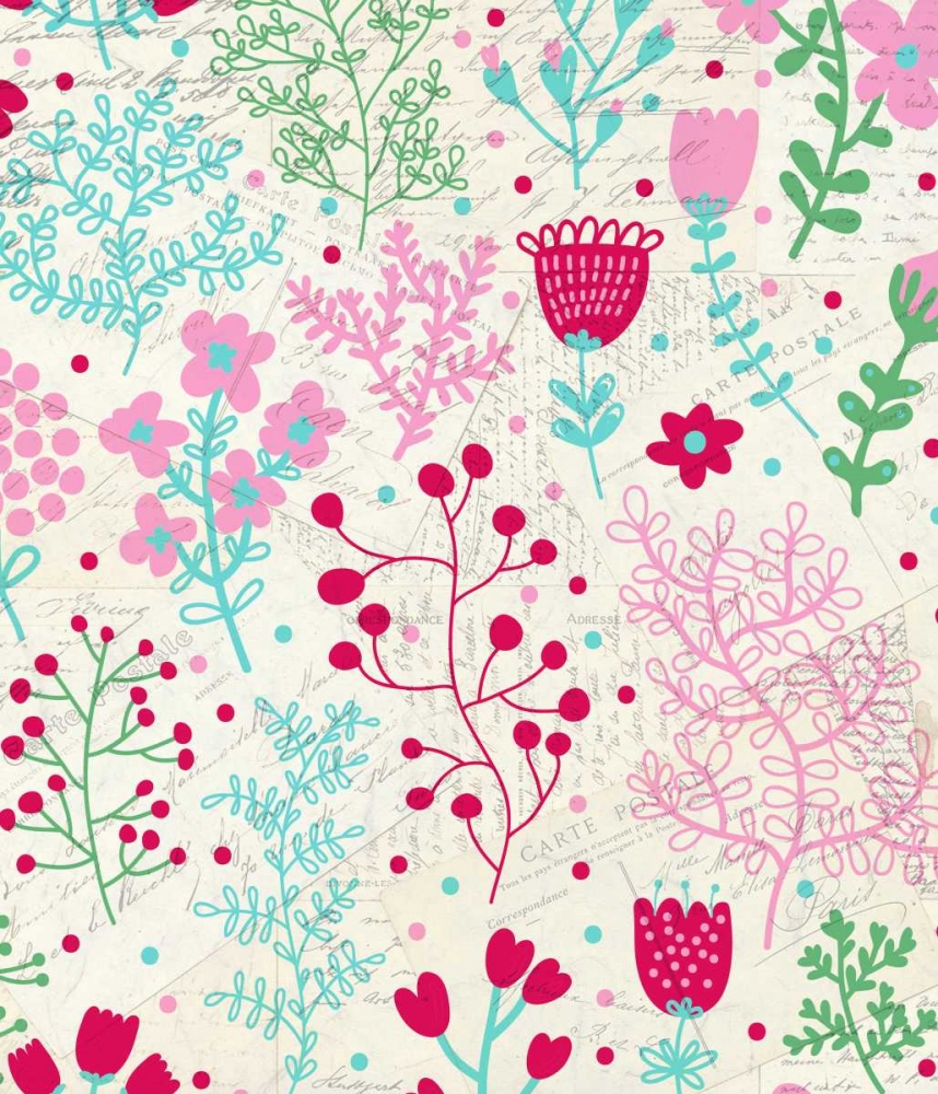 Postcard Pink art print by Kimberly Allen for $57.95 CAD